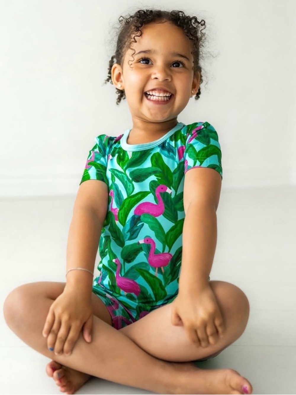 Little Sleepies Palm Springs pajamas (4T)